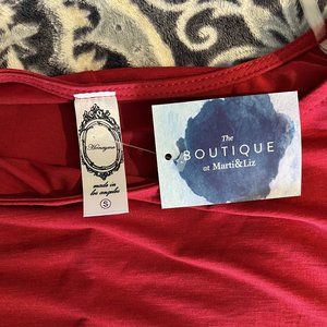 NWT Poppy Red swing dress size Small